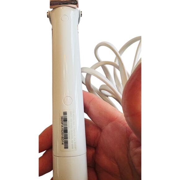 T3 SinglePass Curl 1” Ceramic Long Barrel Curling & Wave Iron White & Rose Gold main image 4